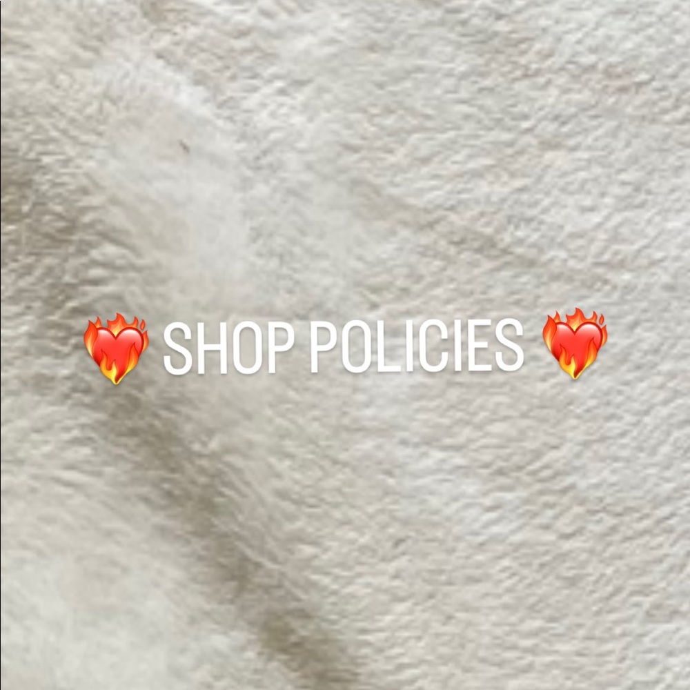 SHOP POLICIES